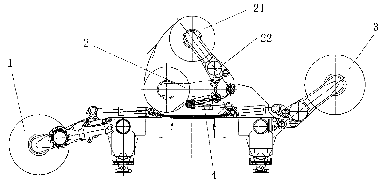 Three-drum shearer and its cutting method for extra-thick coal seam