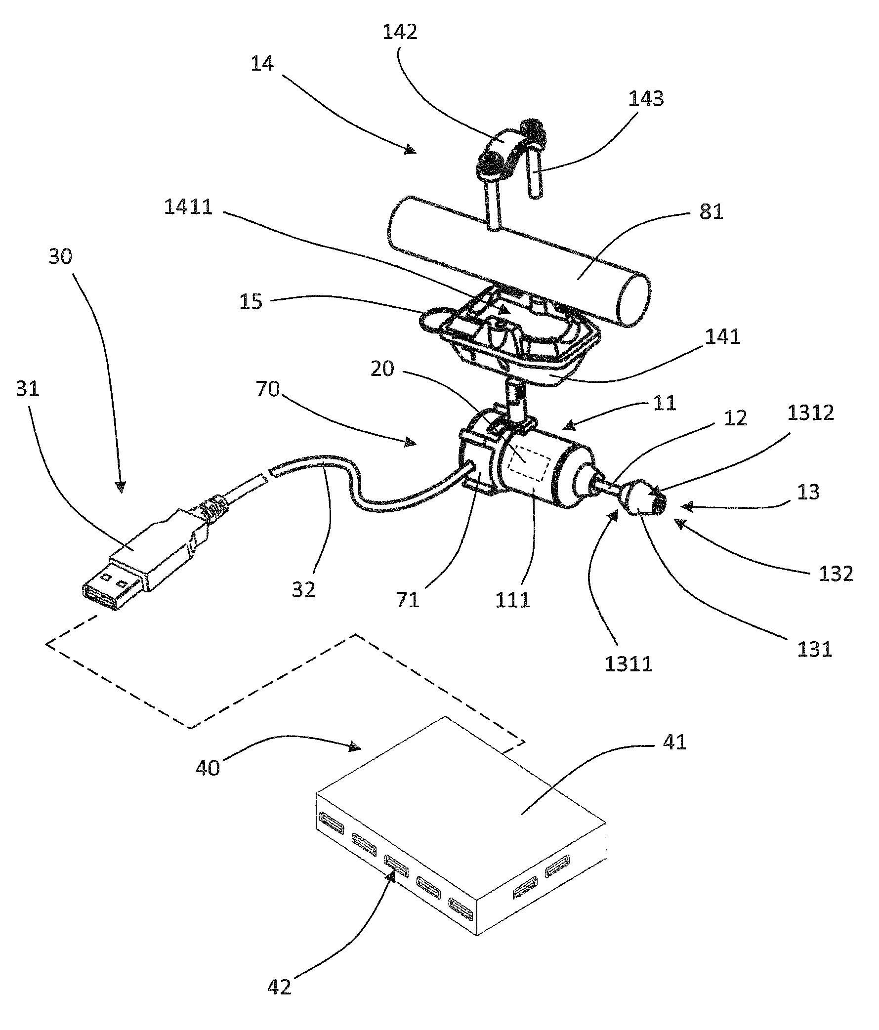 Portable driven generator