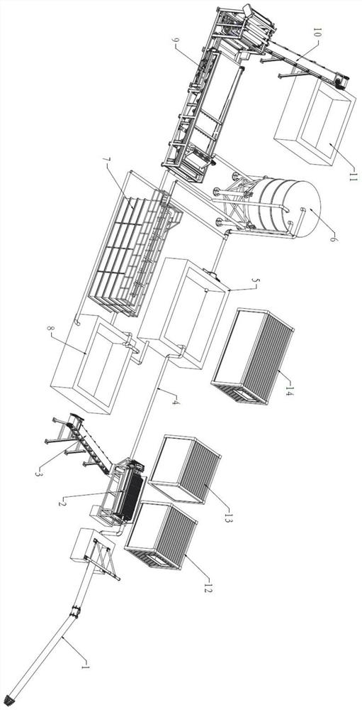 Method and equipment for preparing organic fertilizer from river and lake bottom mud and livestock and poultry manure