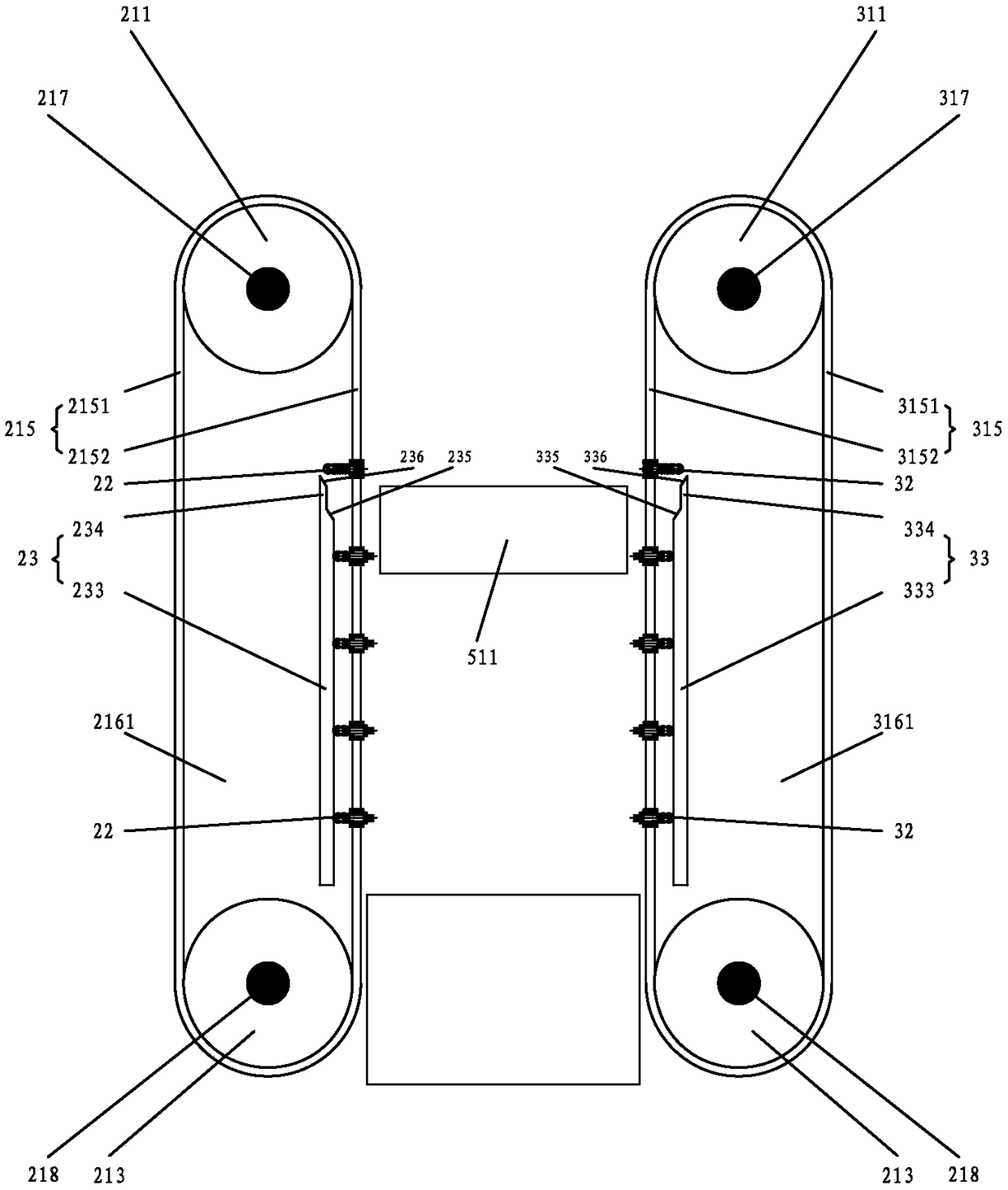 Automatic plate arranging line