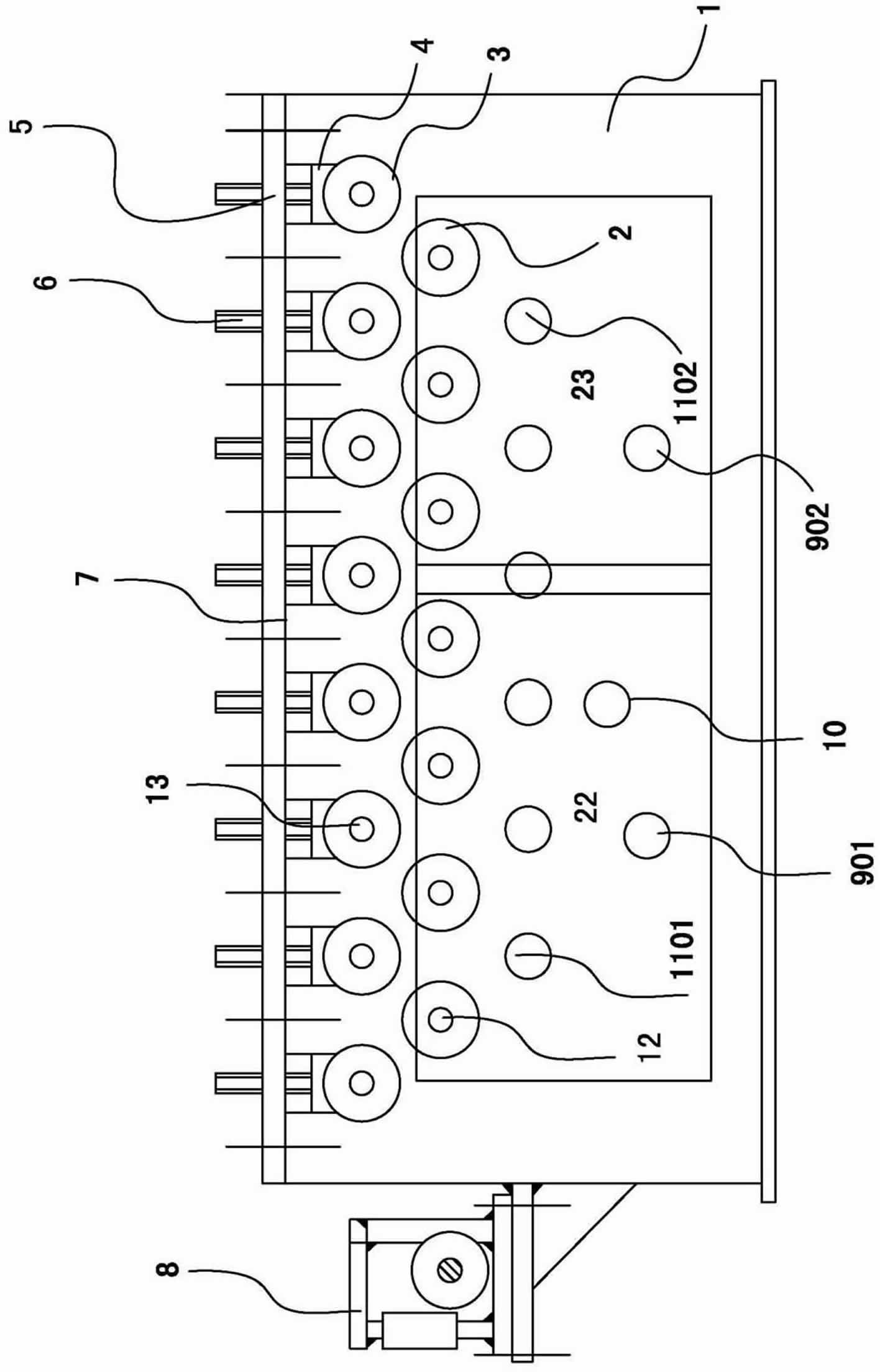 Full hydraulic double-motor energy-saving reinforcing steel bar straightening and cutting machine