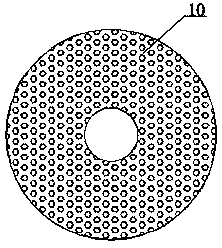 Flocculent waste removing device for spinning workshop