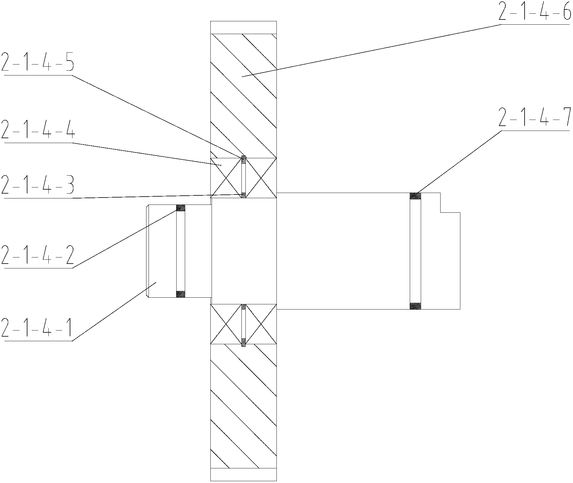 Coal mining machine with double-motor-driven traction section