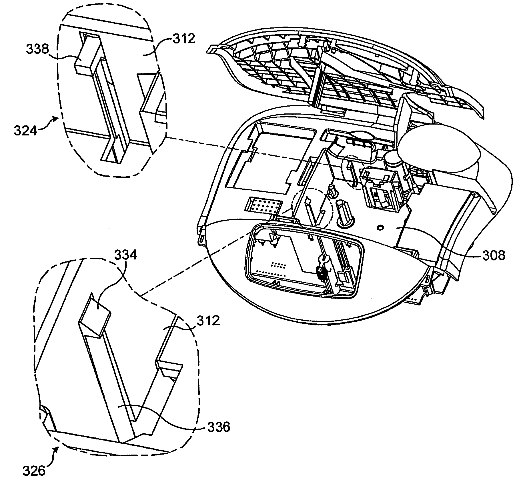 Cassette Locking and Ejecting Arrangement