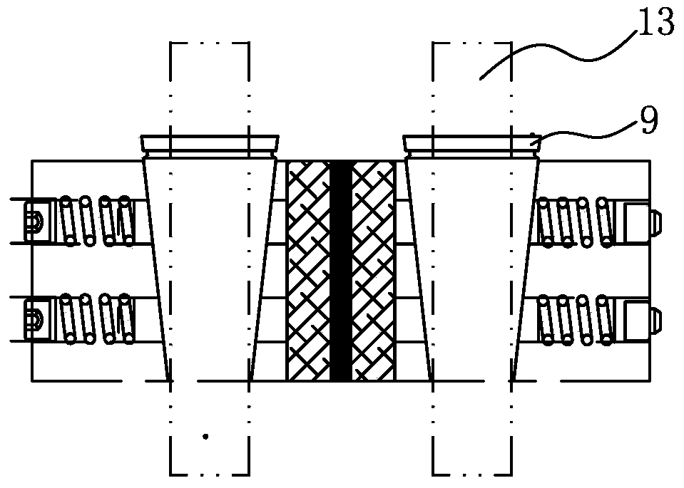 Porous electric heating recyclable anchorage device combined type component and construction method using same