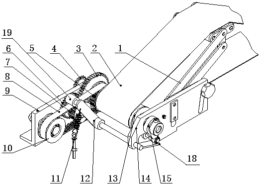 Conveyor belt intermittent conveying mechanism