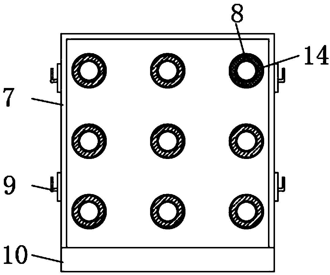 Novel easy-to-load-and-unload logistics goods storage transport case