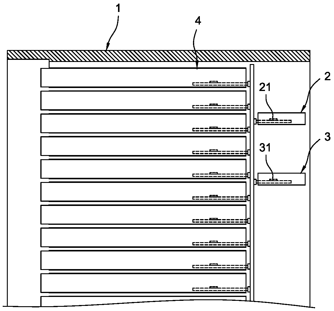 Cabinet with multi-cabinet management module and its firmware update method