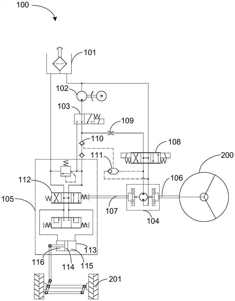 Hydraulic power-assisted steering system and vehicle