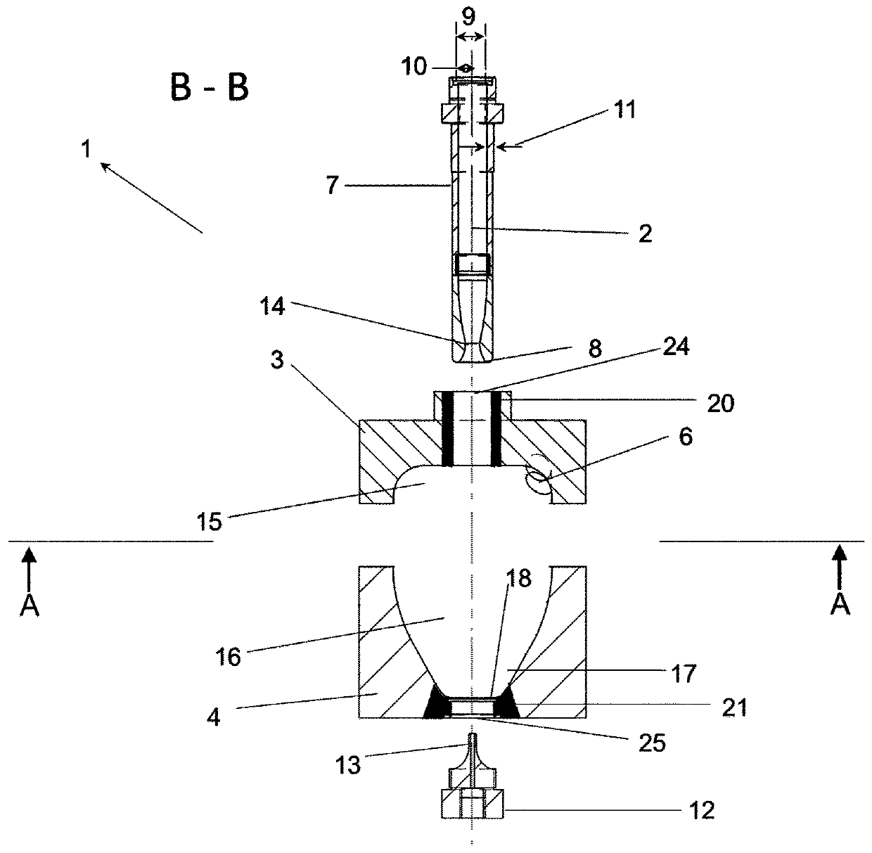 Device comprising a reactor facility and method for the electrolytic treatment, with relation to flow dynamics, of fluid or gaseous media or mixtures of the two in the reactor facility, and use of the device and the method