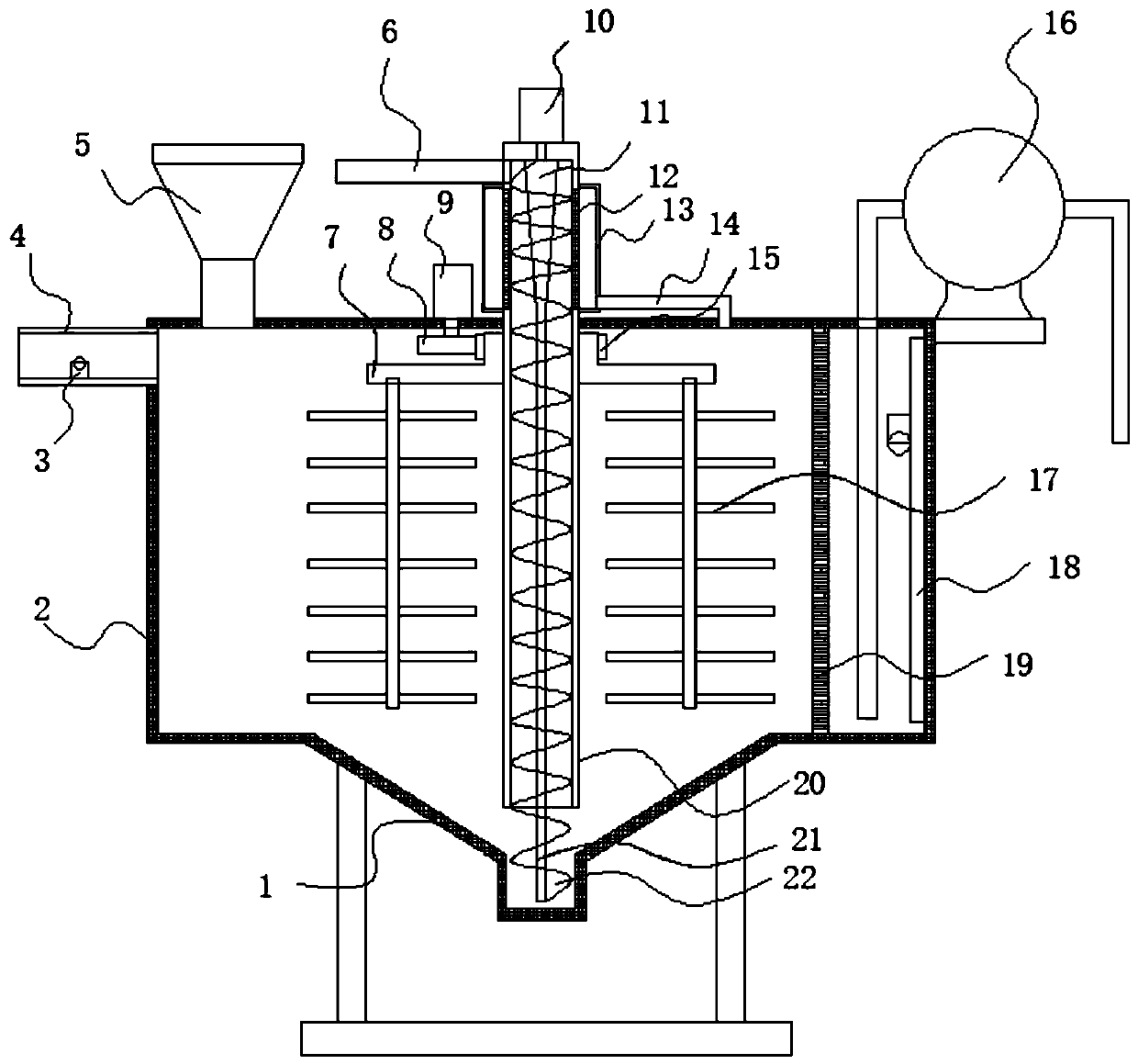 Sewage treatment system for sewage flow change