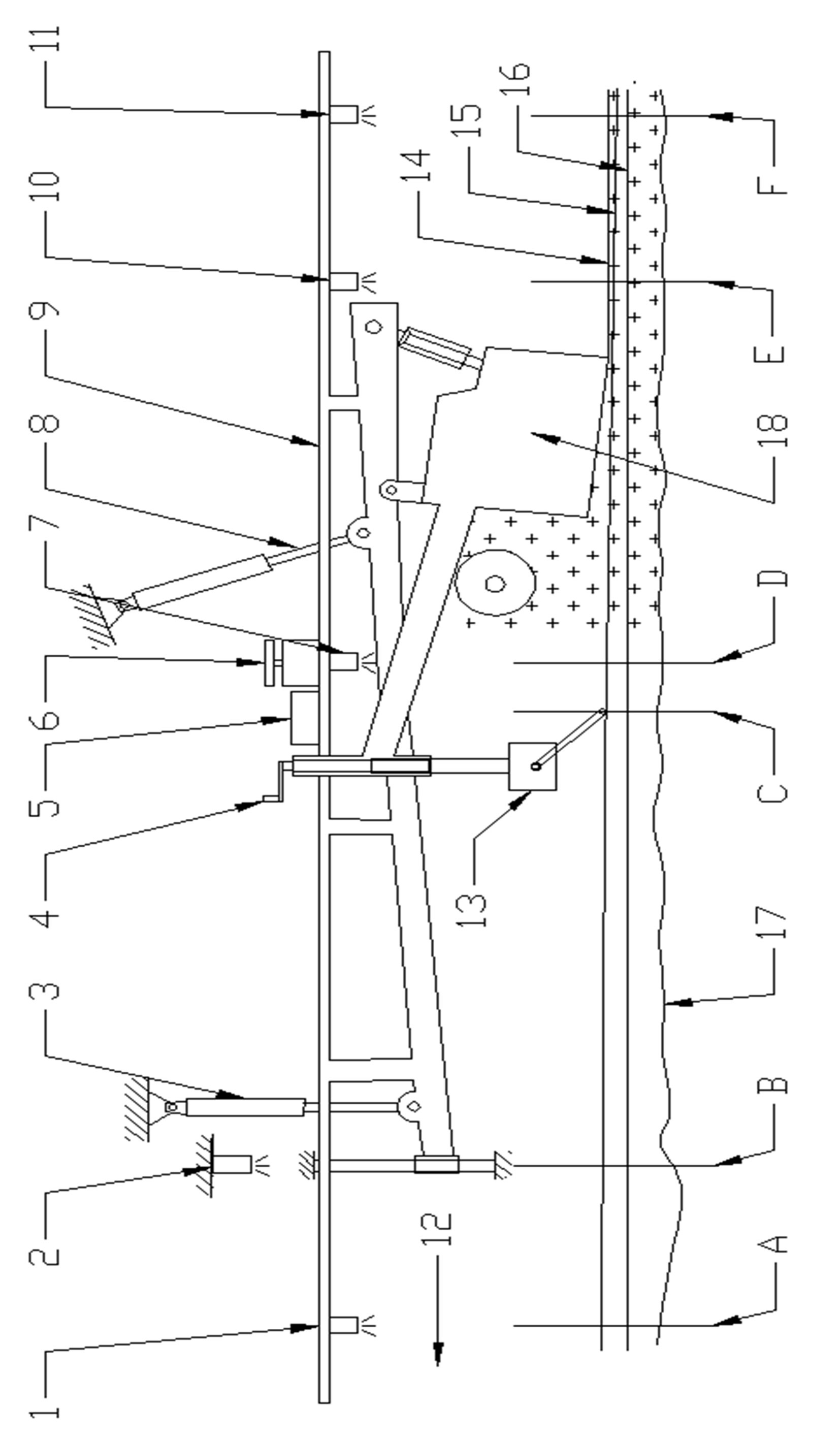 Intelligent GPS (global positioning system) elevation and average thickness control system of floated screed plate paver