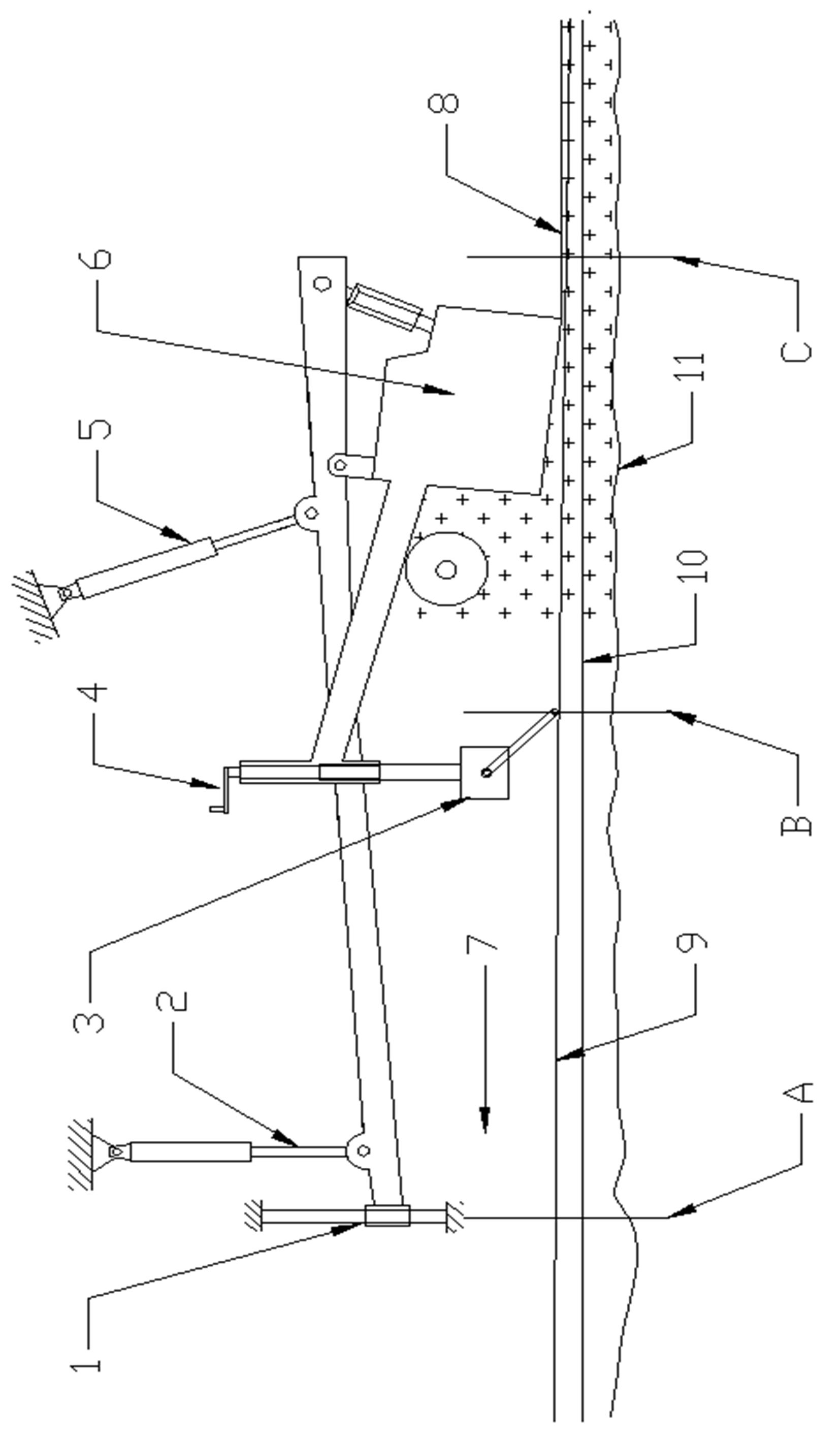 Intelligent GPS (global positioning system) elevation and average thickness control system of floated screed plate paver