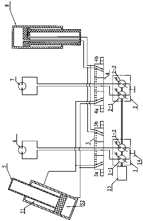 An energy-saving hydraulic system for cranes