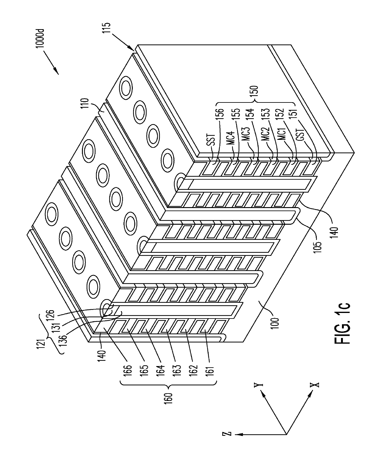 Three-dimensional vertical NOR Flash Thin-Film Transistor Strings