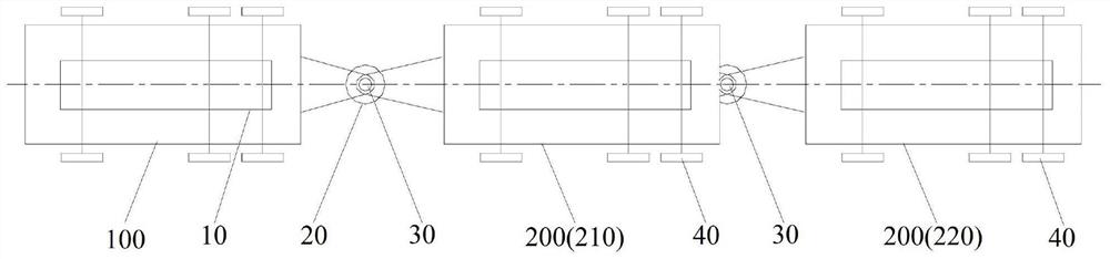 Vehicle marshalling brake control method and vehicle marshalling