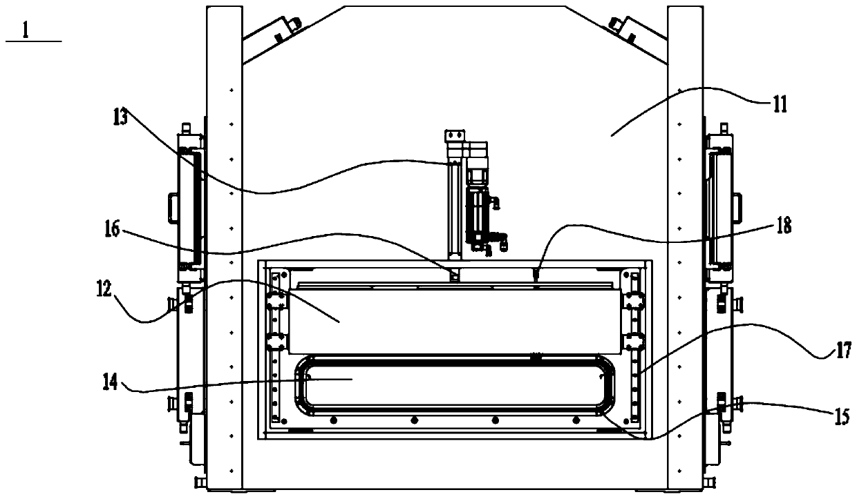 Double-layer automatic sealing door structure