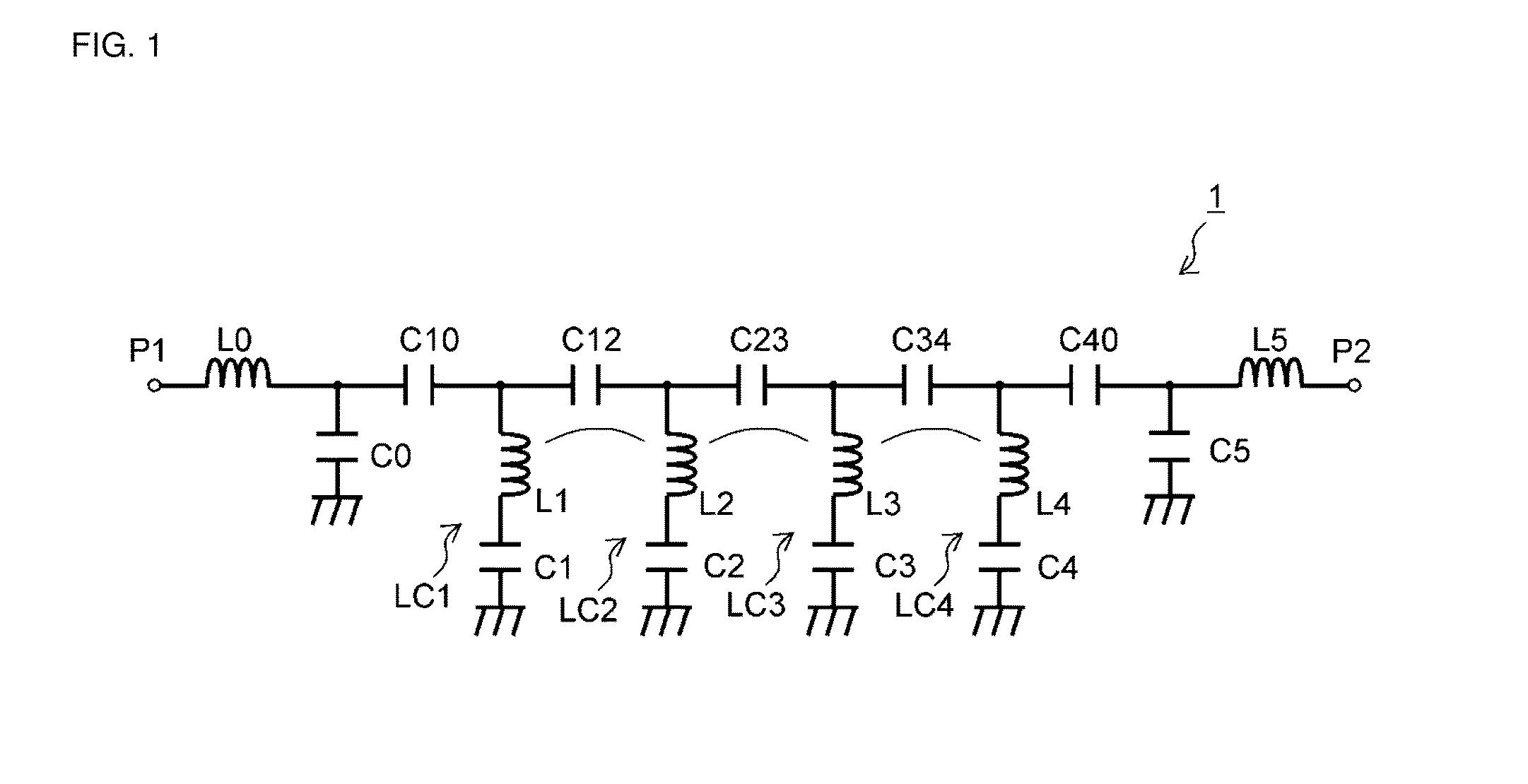 High frequency component and filter component