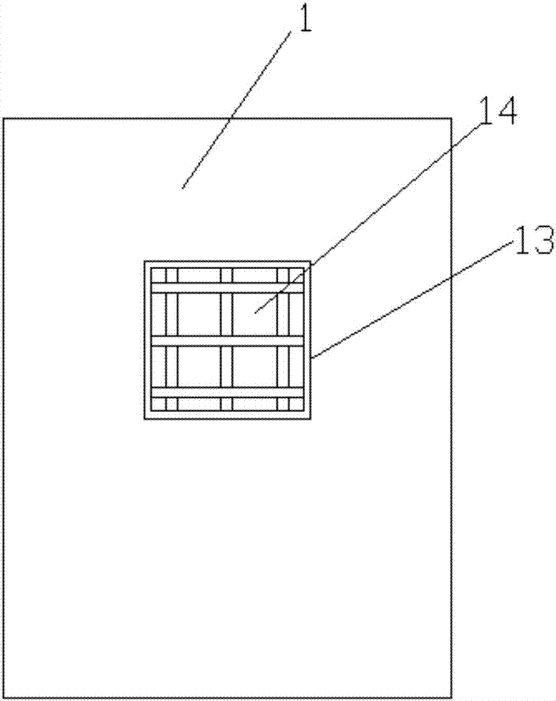 Electric cabinet with high-strength anti-theft observation window