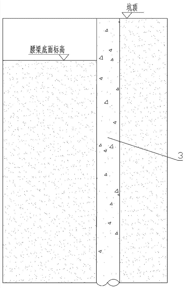 Profile steel outer arrangement and rear inserting type dual-row pile foundation pit supporting system and construction method thereof