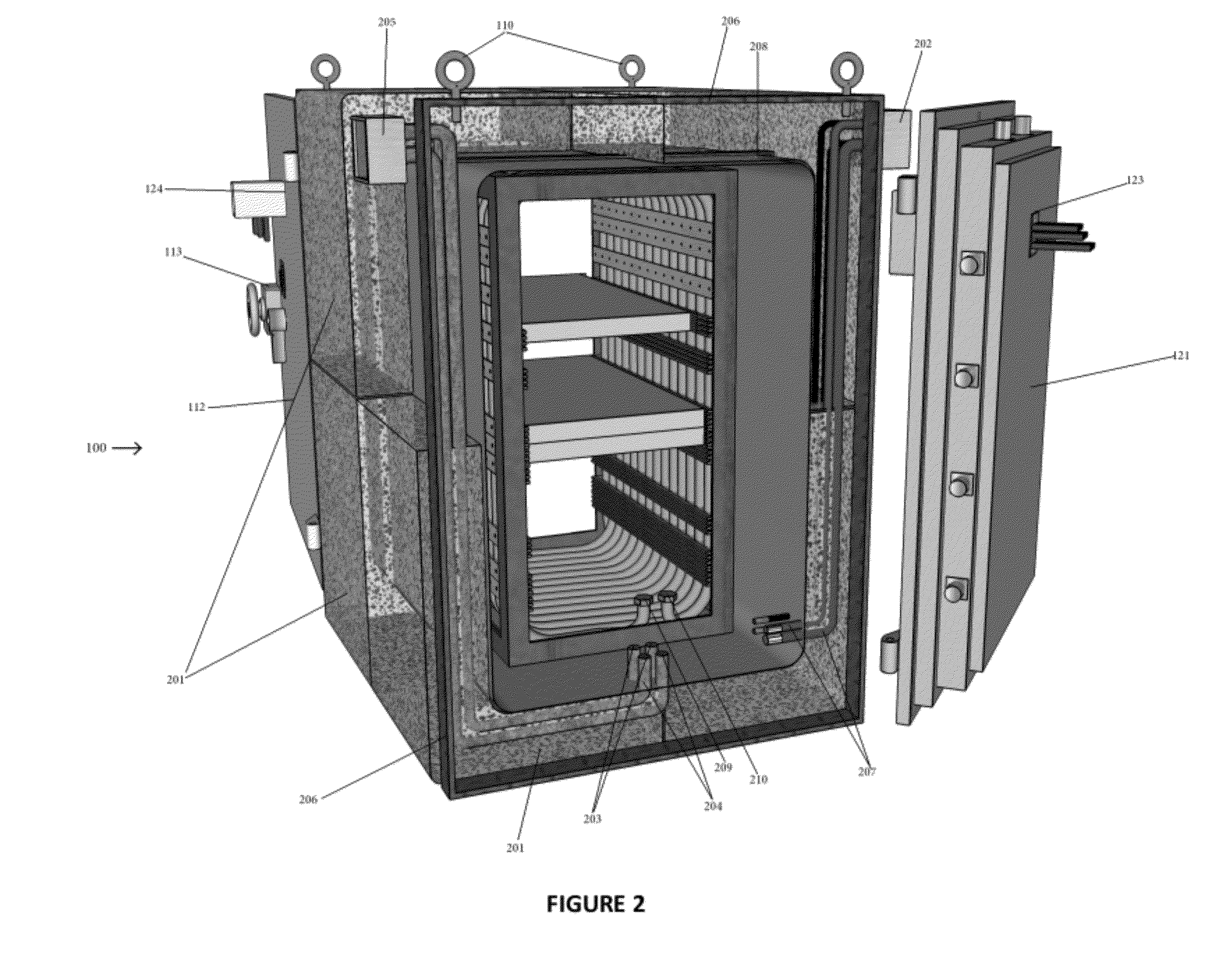 Disaster-proof data safe for housing functional electronic data processing, storage and communications systems