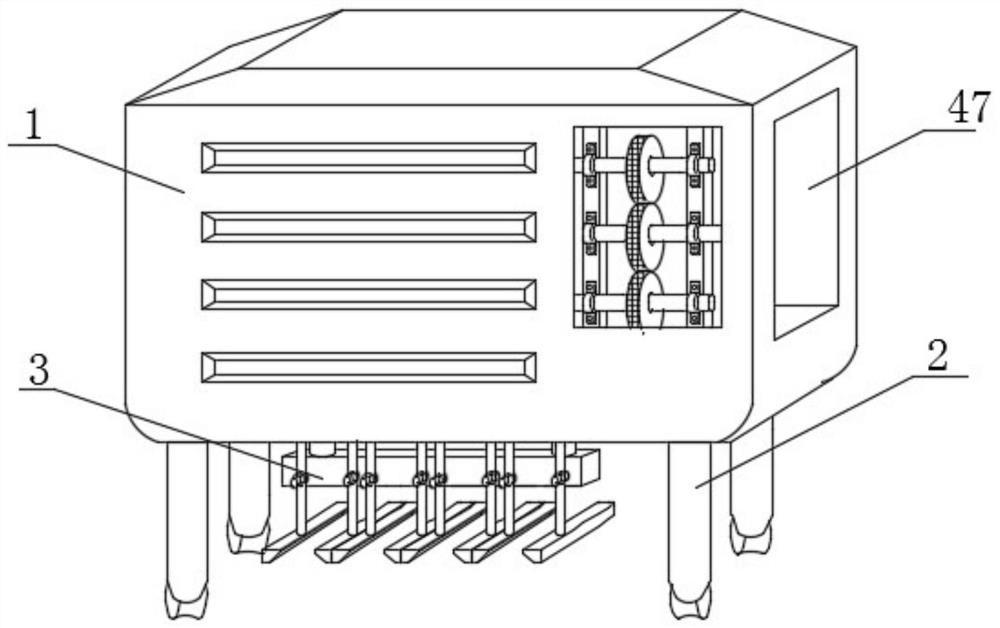 A horseshoe harvesting imitation manual automatic root pulling mechanism