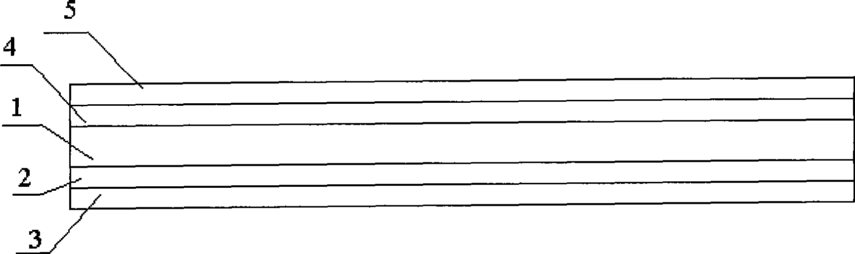 Environment-friendly type gas-charging compound material and production method thereof