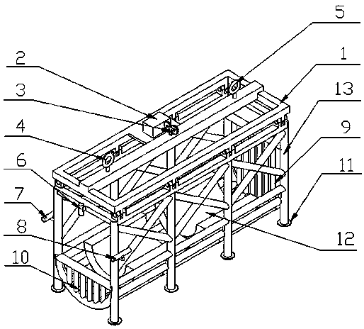 Universal unmanned underwater vehicle recovery device and recovery method