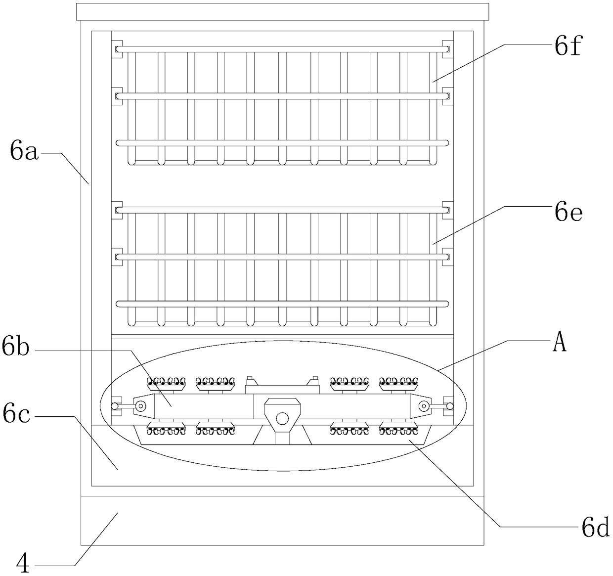 Smart home dish-washing machine based on liquid flow motion principle