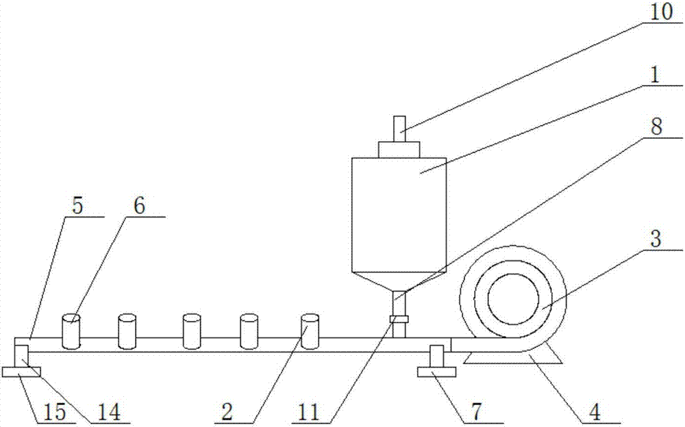 Device for heavy-metal-polluted soil control