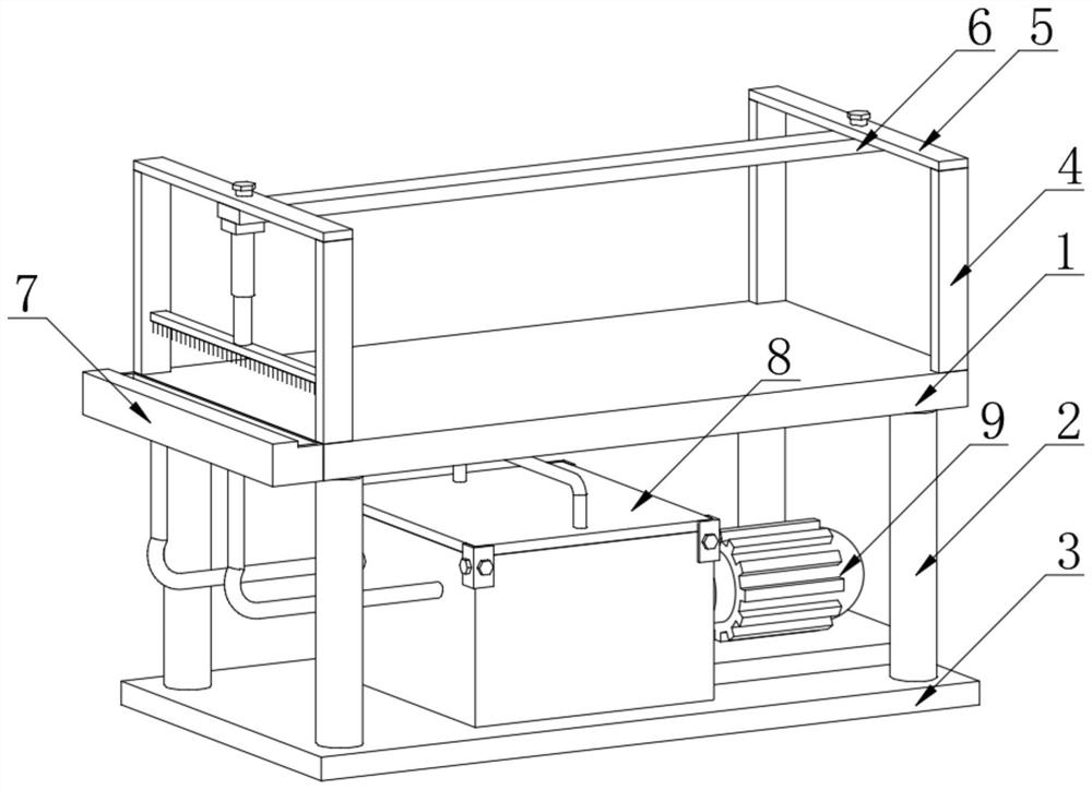 Environment-friendly dust collection mechanism for door machining and using method thereof