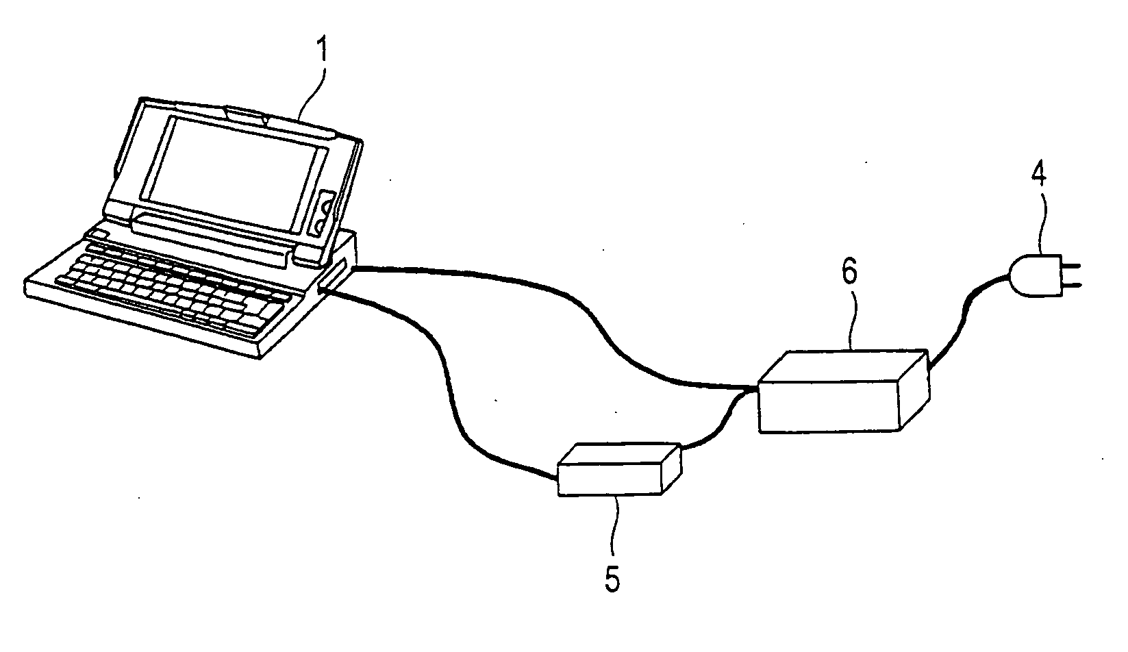 AC adapter integral-type household-power-line coupler