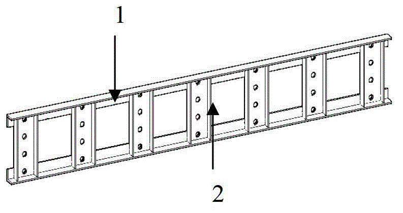 Multi-story high-rise assembled steel structure frame - prestressed eccentrically-braced system