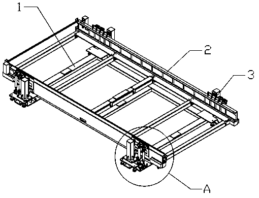 Laser cutting machine hydraulic lifting working platform