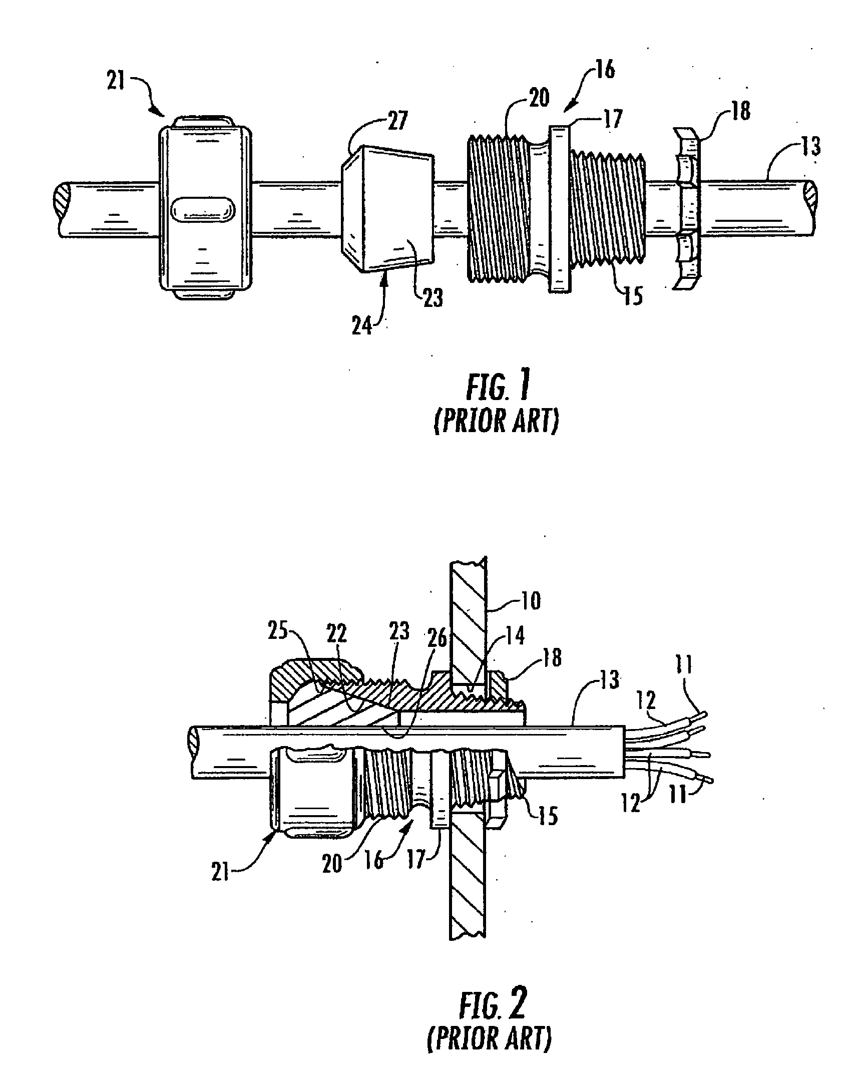 Removable cable gland