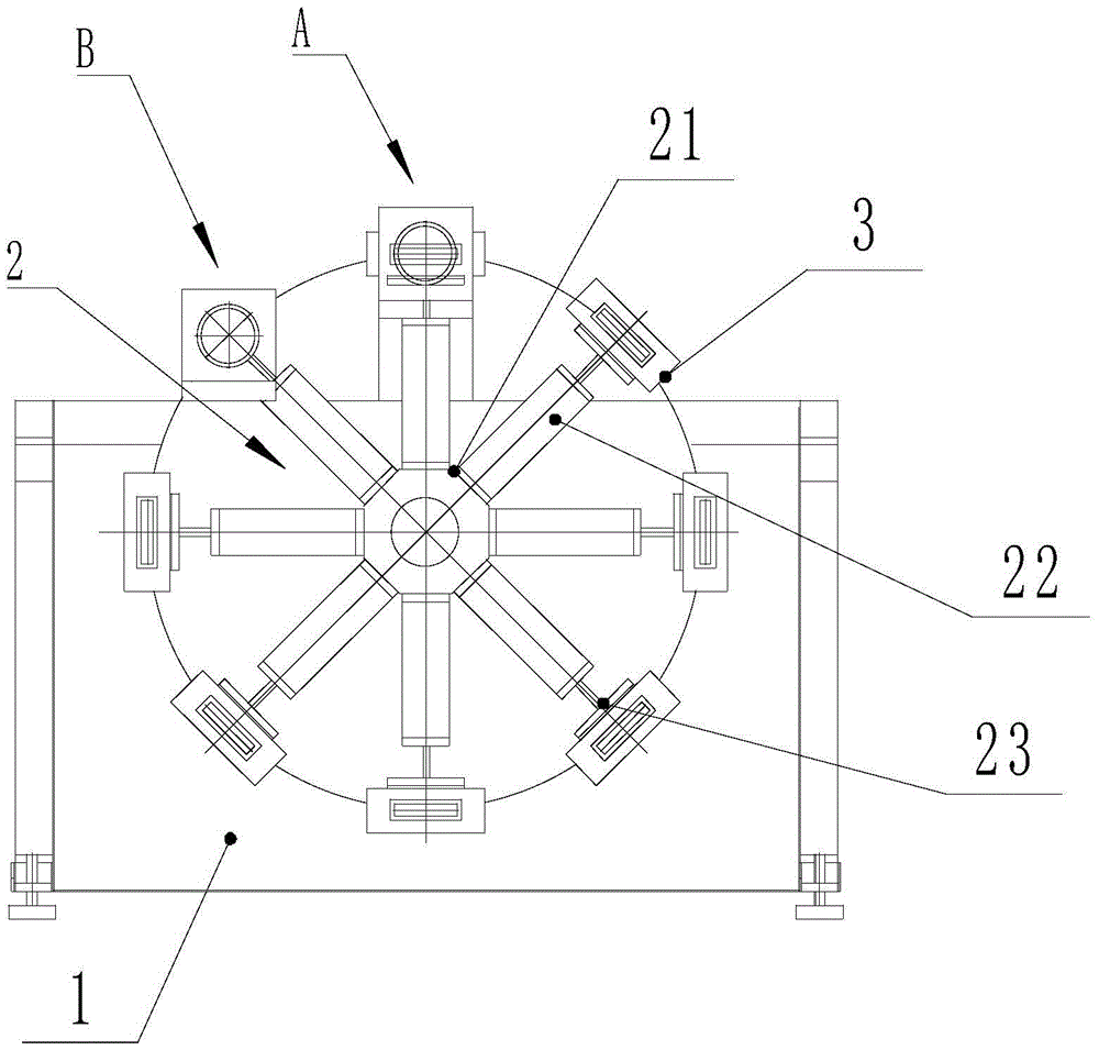 A plastic sheet forming machine