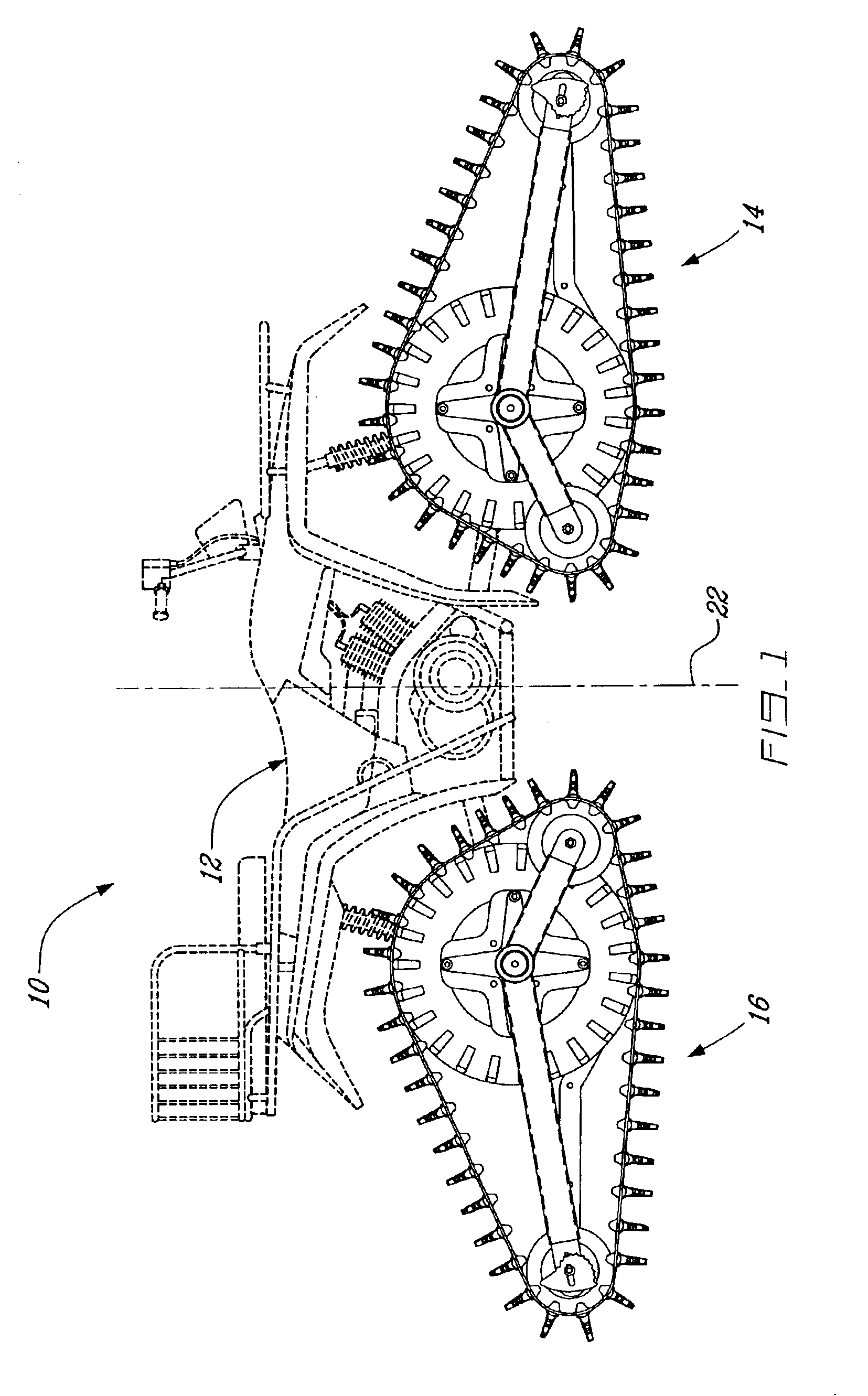 Track assembly for an all-terrain vehicle