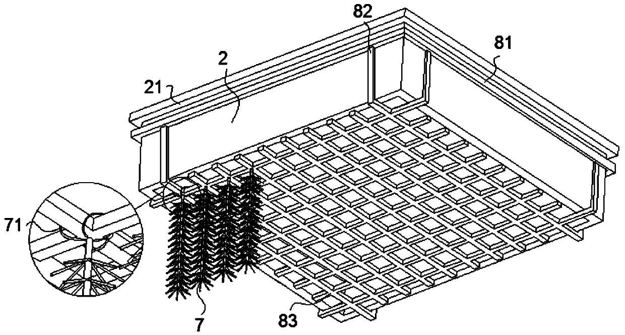 A water celery cultivation device convenient for fast harvesting of plants