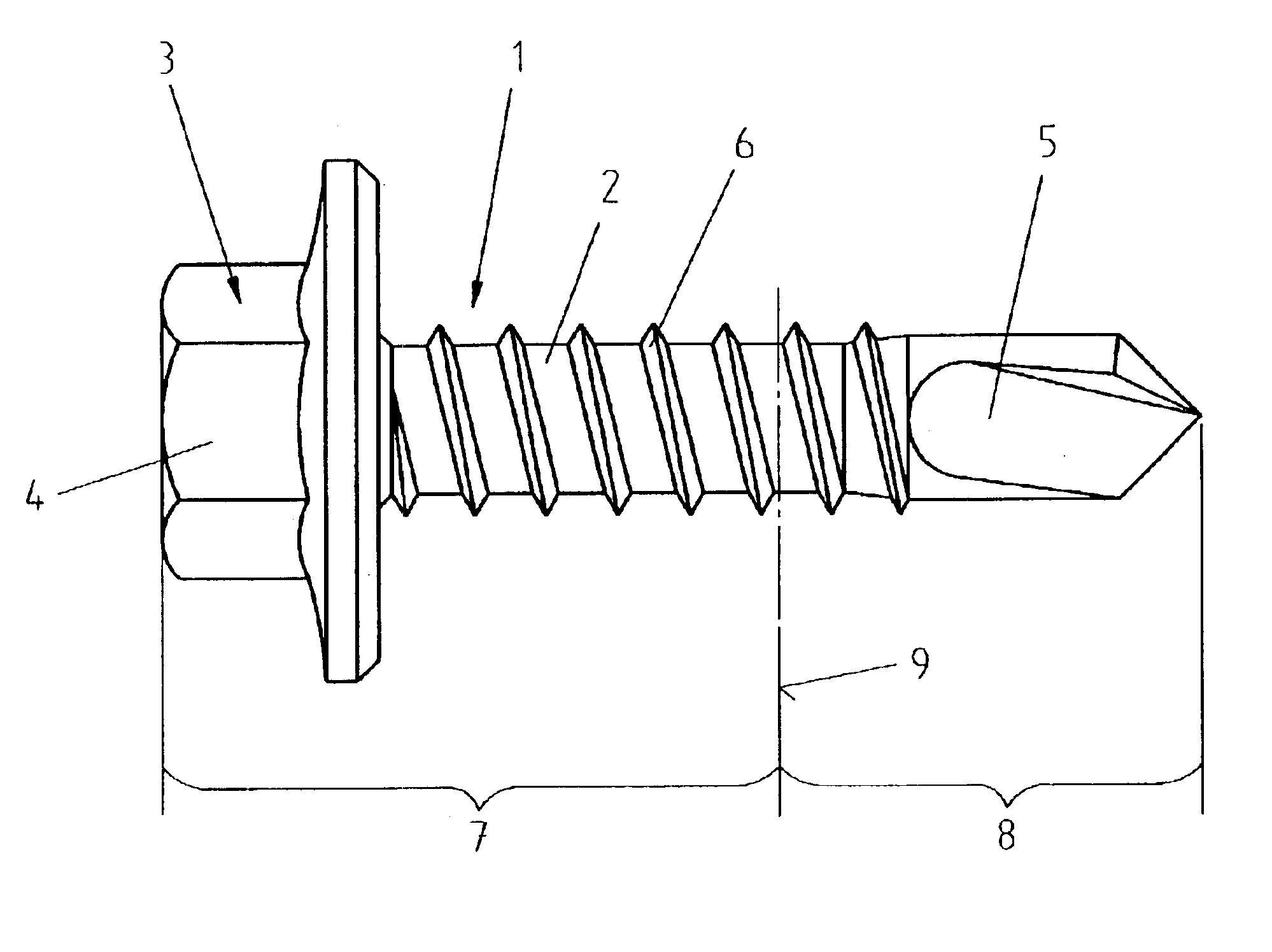 Self-tapping fastener