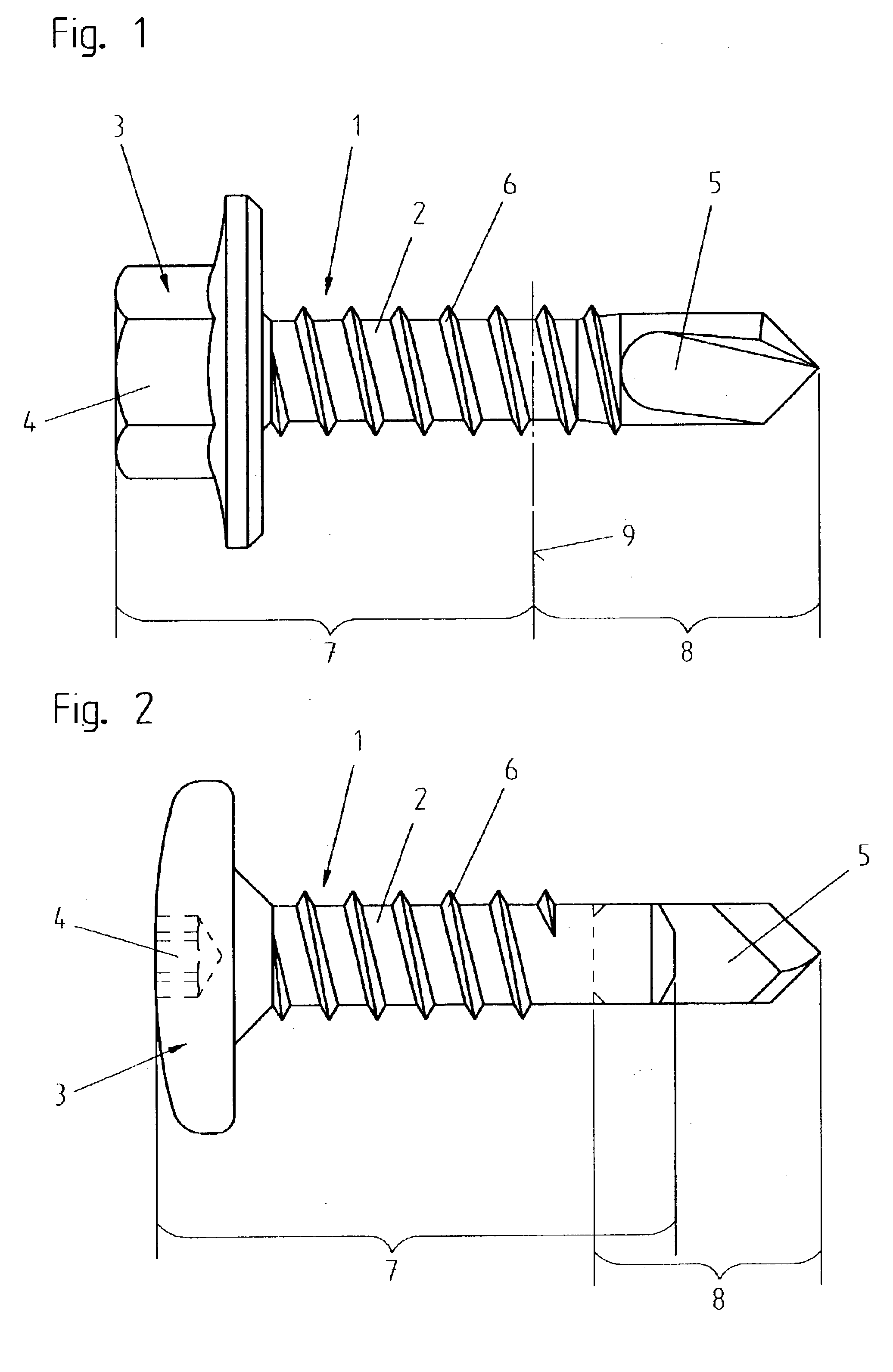 Self-tapping fastener