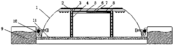 Light supplementing equipment with photovoltaic power generation mechanism for agricultural green house