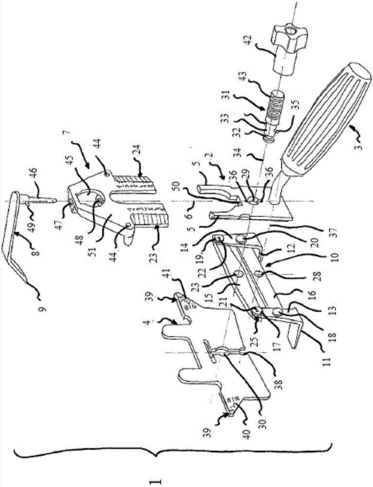 Jig for determining a patient-adapted implant size of the femoral implant of a knee endoprosthesis