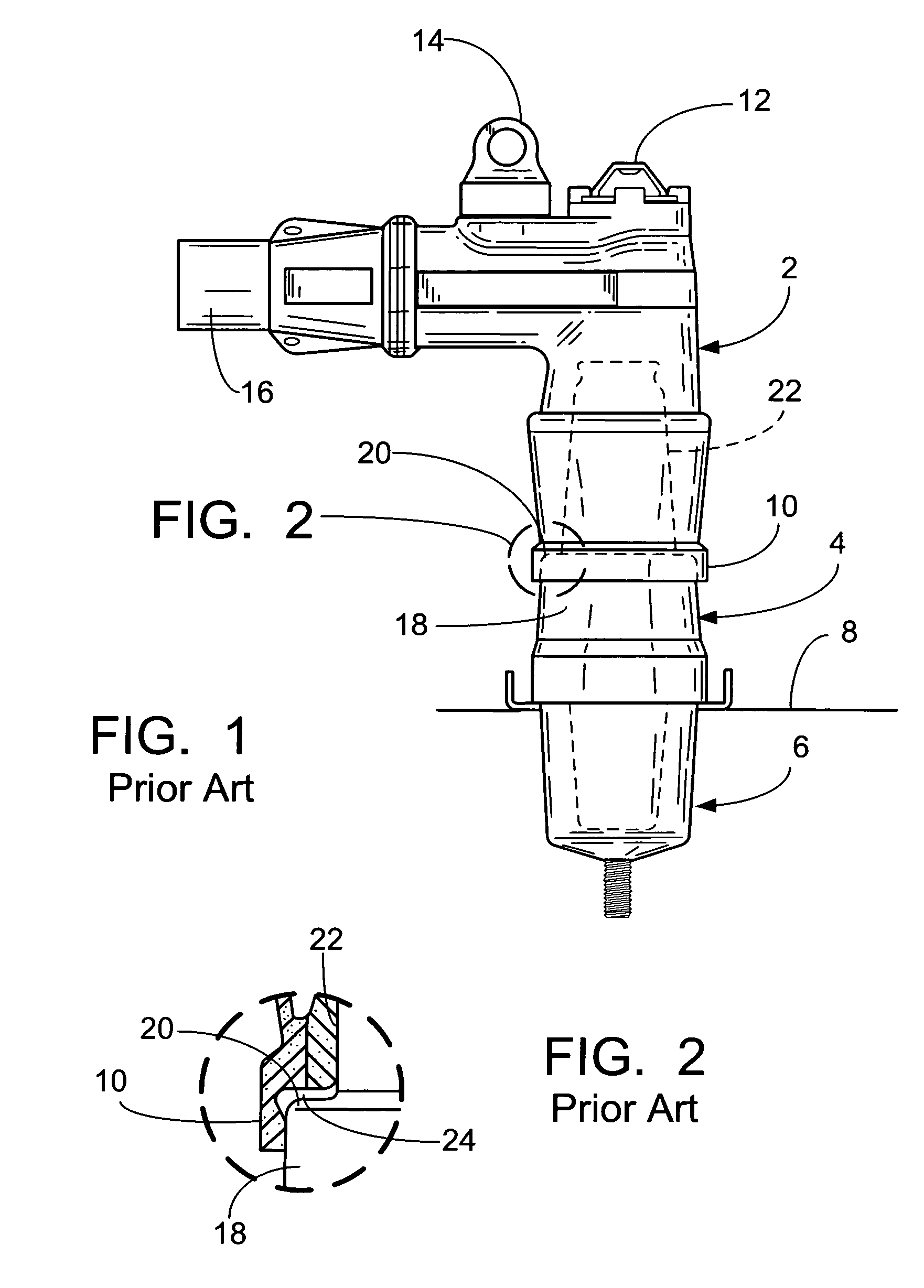 Hollow ring seating indicator