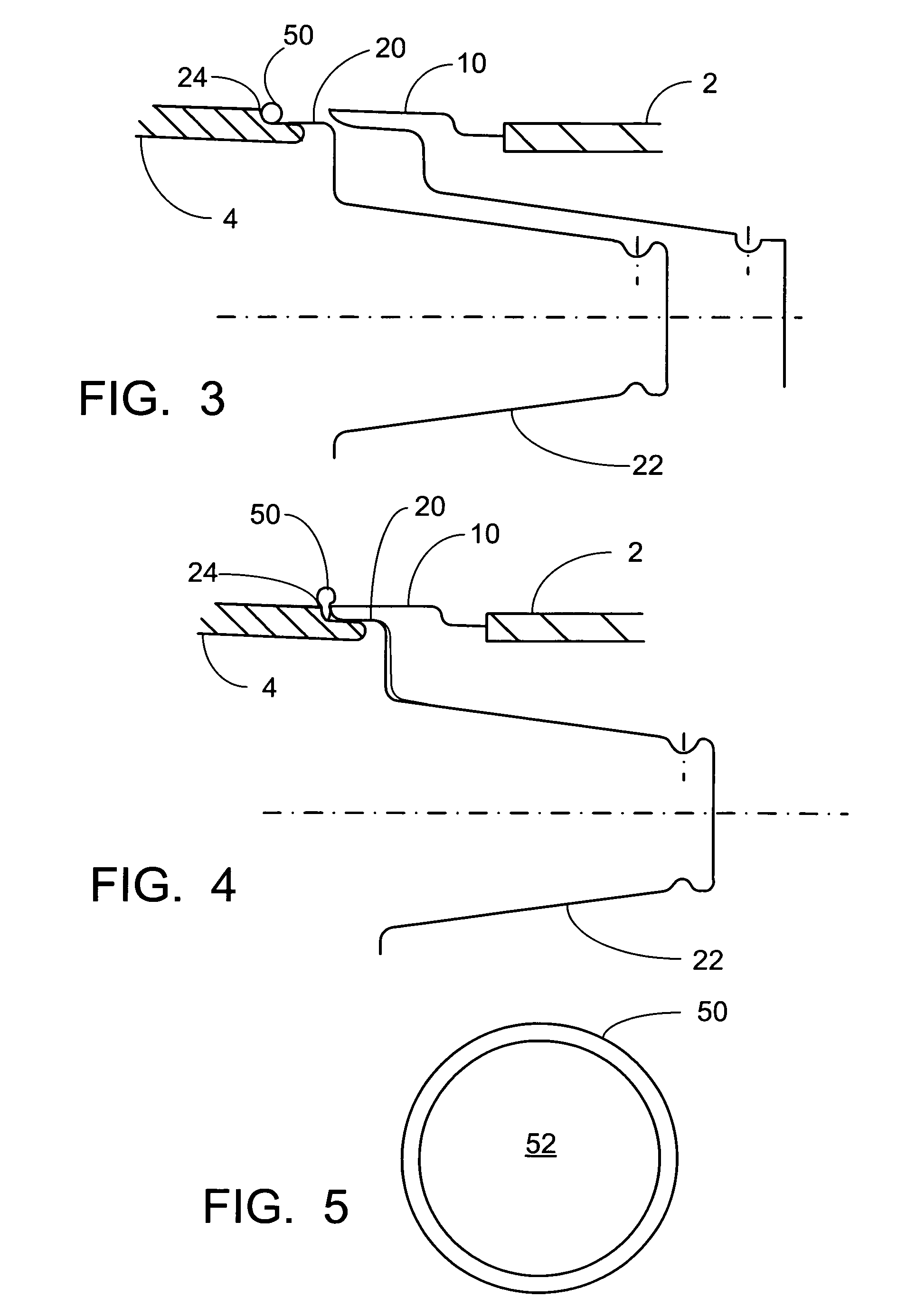 Hollow ring seating indicator