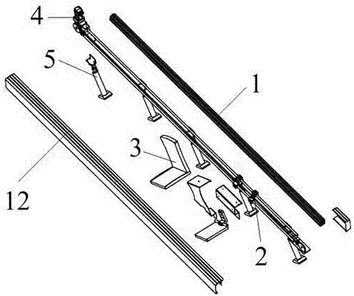 Corridor elevator with driving mechanism