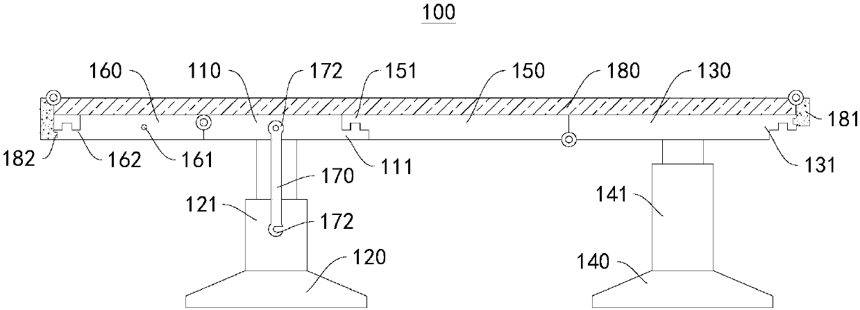 Working platform and deformable desk and chair