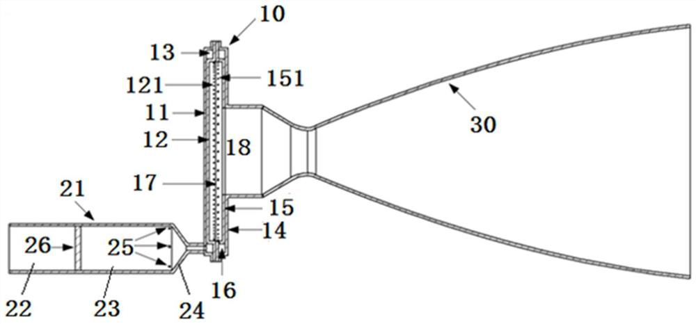 Powder rotating detonation space engine