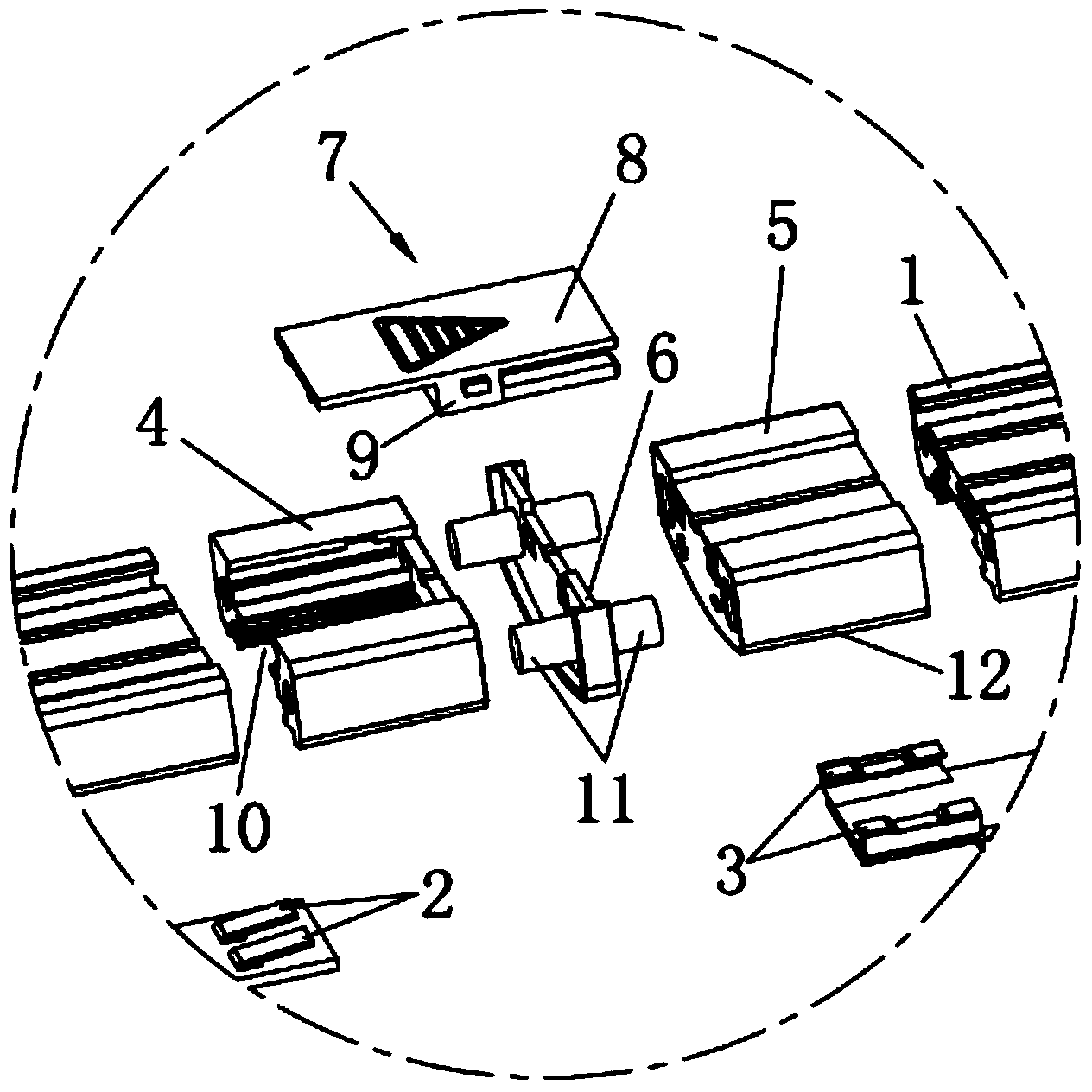 Sliding type seamless splicing lamp