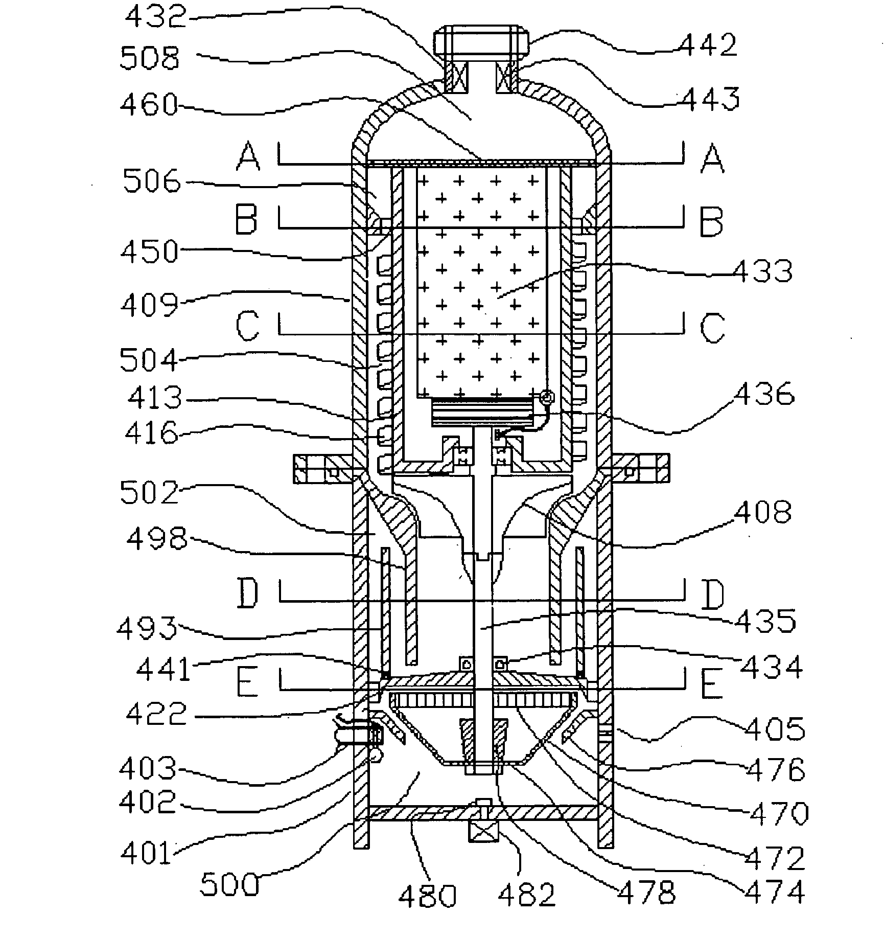 Centrifugal Wet Type Air Cleaner Utilizing a Spin Vaporizer and a Spiralon the Basis of a Labyrinth Effect