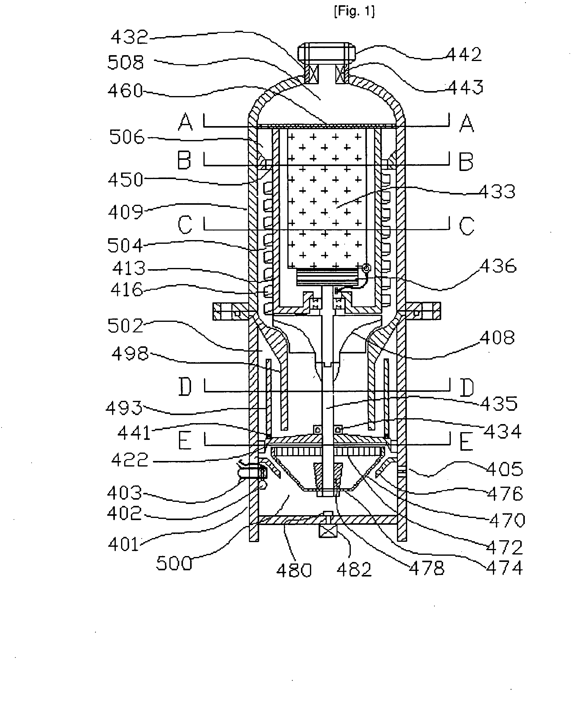 Centrifugal Wet Type Air Cleaner Utilizing a Spin Vaporizer and a Spiralon the Basis of a Labyrinth Effect